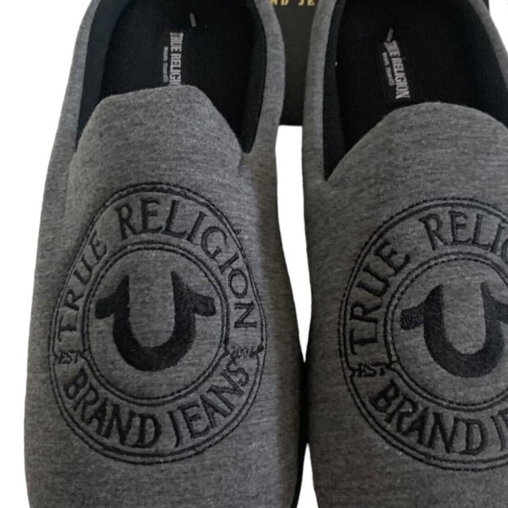 True religion brand jeans slippers